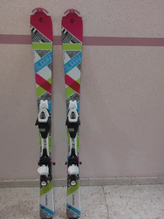 Esquís niña 120cm y botas talla 21 (33)