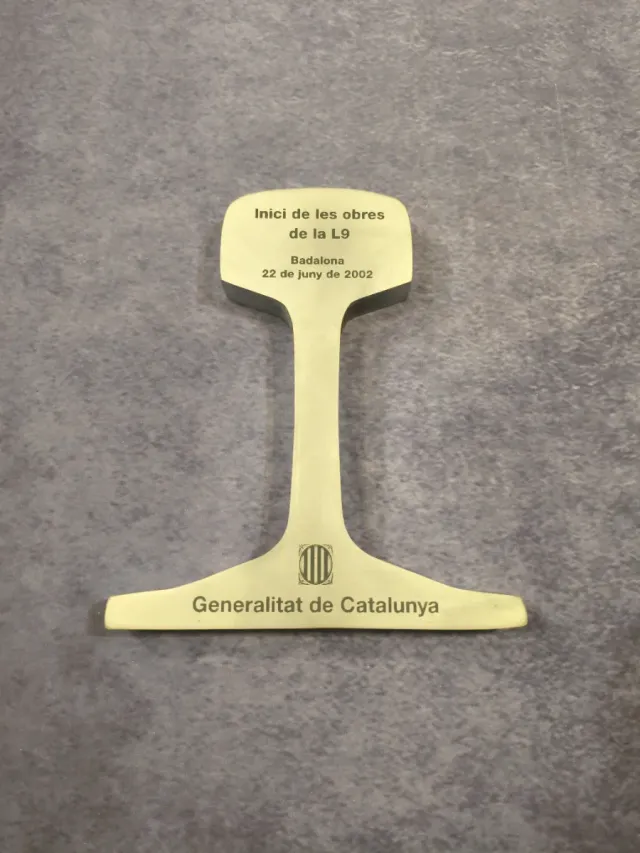 Detalle Metro Badalona L9 Generalitat Catalunya