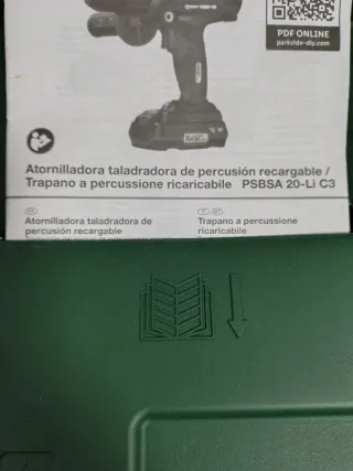 Taladro percutor Parkside X20V