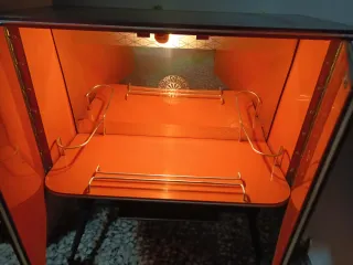 Mueble salón vintage madera y metal