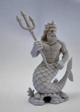 Figura Poseidón Rey Acuario