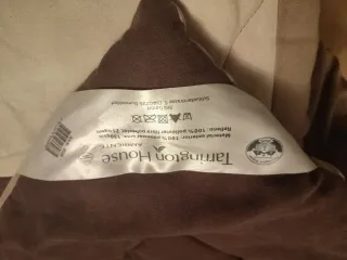 Colcha Edredón Guateada Beige y Marrón