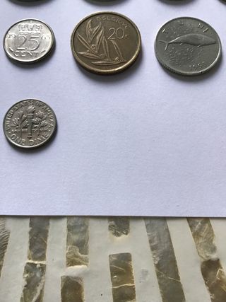 Lote 50 monedas antiguas y extranjeras