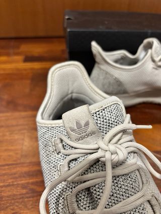 Adidas Tubular Shadow Beige Knit Sneakers – Minima