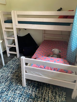 Litera madera blanca multiposicional