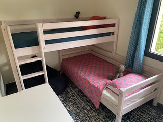 Litera madera blanca multiposicional