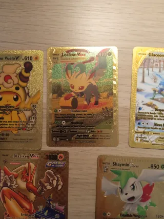 Pack Cartas Pokémon Colección Oro