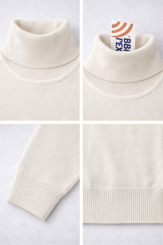 Jersey cuello alto beige - Nuevo Tall L