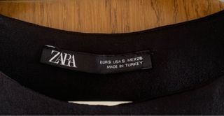 Body negro talla S de Zara nuevo a estrenar