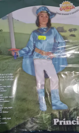 Vestito Principe Carnevale Guirca