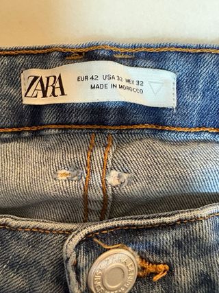 Pantalón Zara Hombre Azul