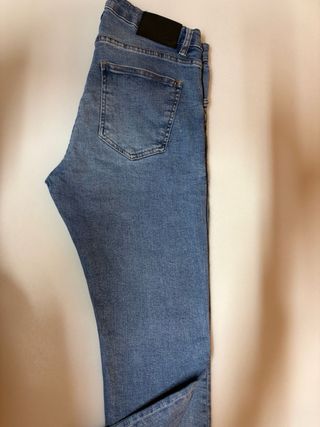 Pantalón Zara Hombre Azul