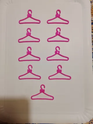 Perchas Barriguitas rosas