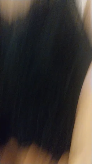 Top Terciopelo Negro Zara Talla L