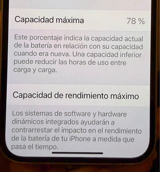 iPhone 14 256GB 78% Batería