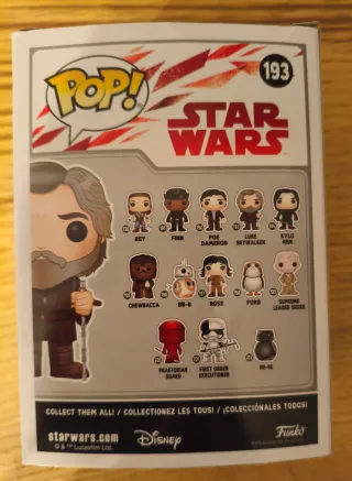 Funko Pop Star Wars Luke Skywalker 193