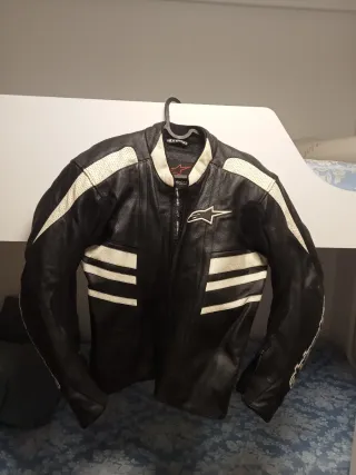 Traje Moto Alpinestars Sport Negro/Blanco