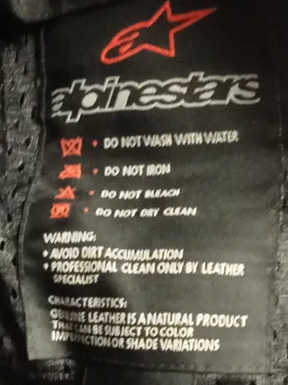 Traje Moto Alpinestars Sport Negro/Blanco