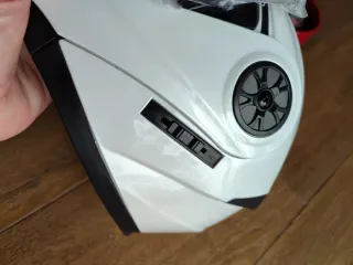 Casco Moto Modular Talla M Blanco Unisex