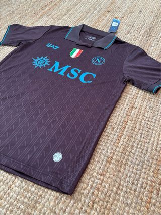 Camiseta SSC Napoli EA7 Talla M Nueva