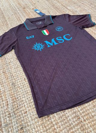 Camiseta SSC Napoli EA7 Talla M Nueva