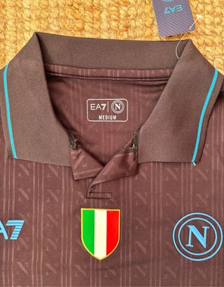 Camiseta SSC Napoli EA7 Talla M Nueva