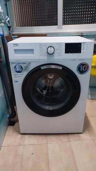 Nevera Cecotec Inox + Lavadora Beko 7kg