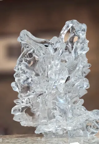 Escultura Cristal Bohemia Elegante