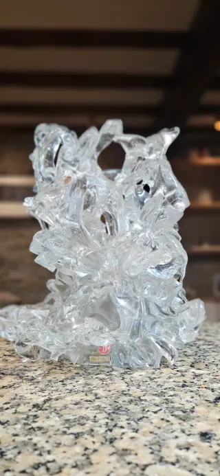 Escultura Cristal Bohemia Elegante