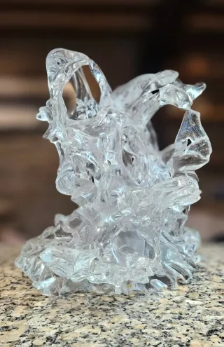 Escultura Cristal Bohemia Elegante