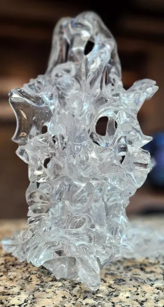 Escultura Cristal Bohemia Elegante