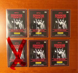 Stranger Things Panini Cards