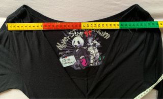 Abito Desigual nero con stampa