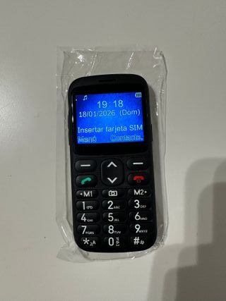 Teléfono Móvil Telefunken S520 Negro Nuevo