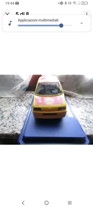 Auto Disney Minnie Burago Fiat 500 1:24