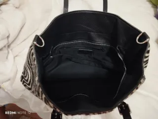 Bolso Piel y Pelo Cebra