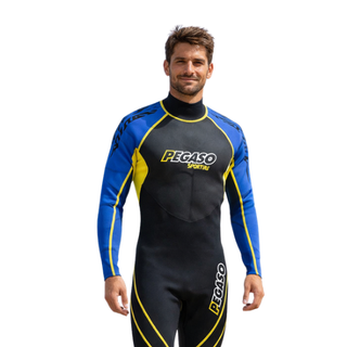 Neopreno surf Hombre agua templada 3 mm 100 azul
