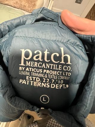 Chaleco Patch Mercantile Co. Azul Talla L