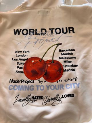Sudadera Nude Project World Tour Cruda T.S