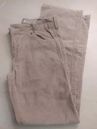 Pantalón de pana beige