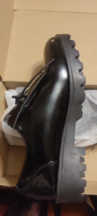 Mocasines Negros Mujer Negro Sin estrenar