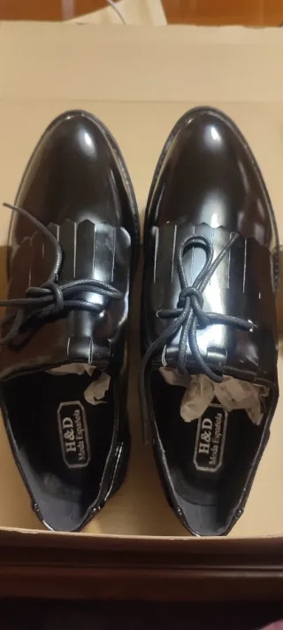 Mocasines Negros Mujer Negro Sin estrenar