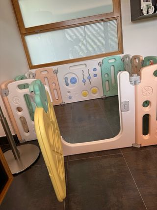 Parque infantil plegable plástico ecológico