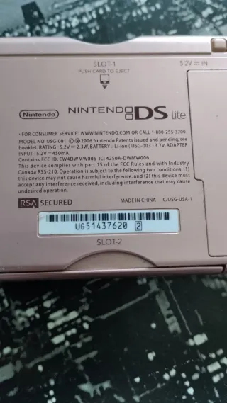 Nintendo DS Lite Rosa