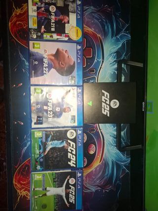 PS4 Slim 500GB + 2 Mandos + FIFA 21-25