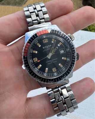 Reloj Sicura De Cuerda Vintage