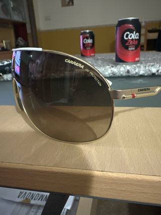 Gafas de sol Carrera doradas y marrones