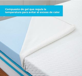 Sobrecolchón viscoelástico 150x190 cm