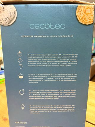 Cecotec Batidora Amasadora Cecomixer Merengue 5L