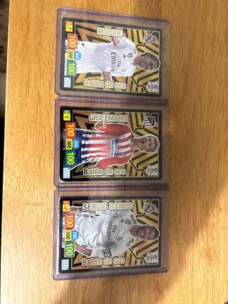 Cromos Balón de Oro 18/19 Modric Griezmann Ramos